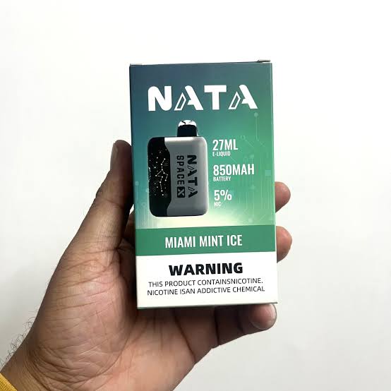 NATA Space X 27ML Disposable - 850mAh Battery (Cola Ice)
• NATA Space X Long-Lasting Vape - Strawberry Kiwi Ice